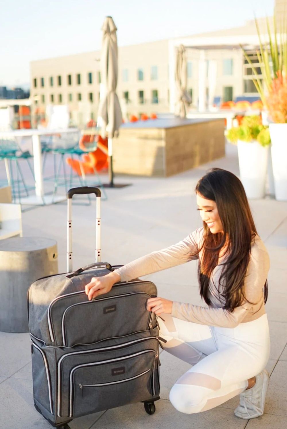 LIFT OFF! EXPANDABLE CARRY-ON TO CHECK-Grey | Biaggi