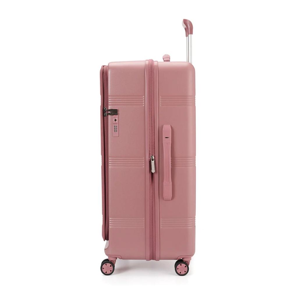 RUNWAY LARGE CHECK-IN SUITCASE-Pink | Biaggi - Click Image to Close